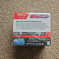 Pokemon Scarlet and Violet Base Set Booster Box Sealed Small Rip - Image 2