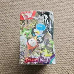 Pokemon Scarlet and Violet Base Set Booster Box Sealed Small Rip - Image 5