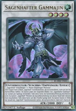 yugioh 1x Sagenhafter Gammajin BLMM-DE013 ULTRA 1AUFLAGE DEUTSCH - Image 1