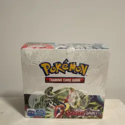 Pokemon Scarlet and Violet Base Set Booster Box 36 Pack, New/Sealed - ENGLISH 820650863240 - Image 1