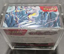 Pokemon TCG Scarlet Violet Base Set Booster Box Factory Sealed + Acrylic Case - Image 3