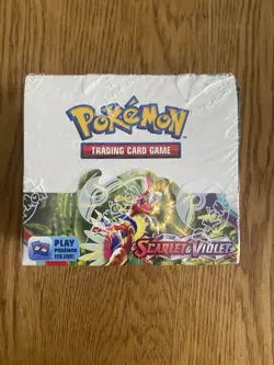 Pokemon TCG Scarlet and Violet Base Set Booster Box Sealed - Image 1