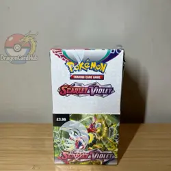 Pokemon TCG Scarlet & Violet Base Set Half Booster Box (18 Packs) New & Sealed - Image 1