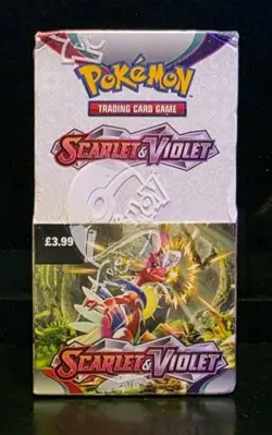 Pokemon Scarlet And Violet Base Set Half Booster Box 18 packs - New & Sealed - Image 1