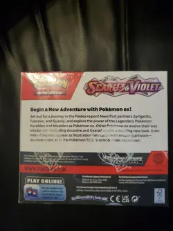 Pokemon TCG: Scarlet and Violet Base Set Booster Box 36 Packs - Factory Sealed - Image 2