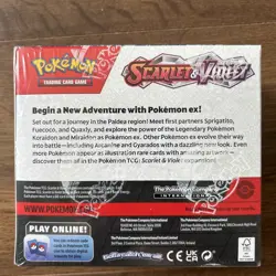 Pokemon TCG Scarlet & Violet Base Set Booster Box | 36 Packs | Factory Sealed - Image 3
