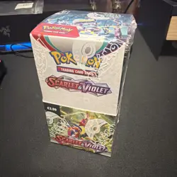 Pokemon TCG Scarlet & Violet Base Set - 18 Booster Packs Half Box New & Sealed - Image 2