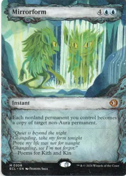 MTG: Lorwyn Eclipsed: Showcase Mirrorform: Lightly Played Condition - Image 1