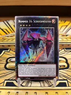 Yugioh Nummer 16: Schockmeister RA04-DE166 Platinum Secret Rare - Image 1