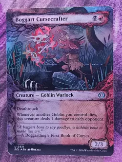 Boggart Cursecrafter (Showcase) 331 Lorwyn Eclipsed Magic: The Gathering Foil LP - Image 1