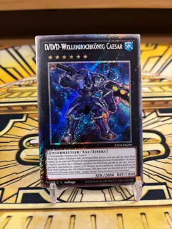 Yugioh D/D/D-Wellenhochkonig Caesar Platinum Secret Rare RA04-DE290 - Image 1