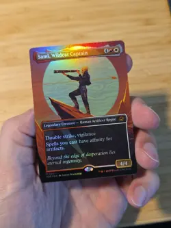 Sami Wildcat Captain (Borderless) Foil Edge Of Eternities NM - Image 2
