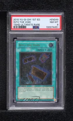 Into the Void 1st Ed. YuGiOh The Shining Darkness PSA 8 2010 - Image 1