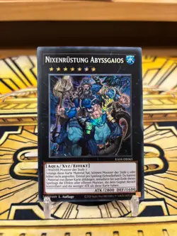 Yugioh Nixenrustung Abyssgaios Secret Rare RA04-DE065 - Image 1