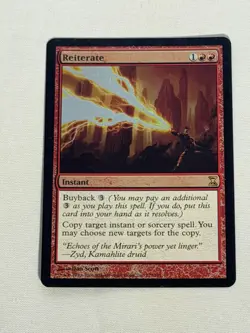 MTG FOIL Reiterate Time Spiral Magic the Gathering - Image 1