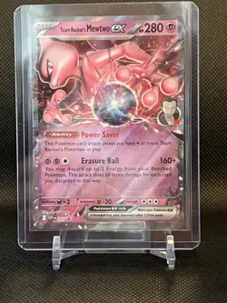 Pokemon Card TCG - Team Rocket's Mewtwo EX SVP 205 - Black Star Promo - NM ⭐ - Image 1