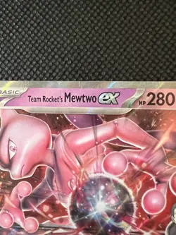 Pokemon Card TCG - Team Rocket's Mewtwo EX SVP 205 - Black Star Promo - NM ⭐ - Image 3