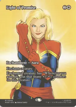 MTG Light of Promise Non-Foil Borderless (46) M Marvel Universe Eternal-Legal NM - Image 1