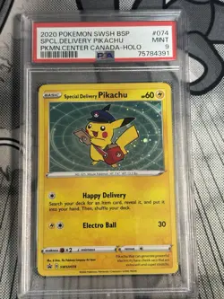 Special Delivery Pikachu SWSH074 SWSH: Sword & Shield Promo Cards Holo - Image 1