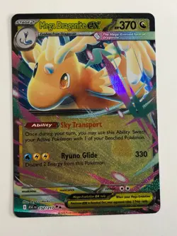 Pokemon TCG Ascended Heroes Mega Dragonite EX 152/217 Near Mint - Image 1