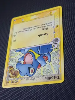 Pokemon TCG - Totodile - 67/101 - EX Dragon Frontiers - LP Common (2006) - Image 4