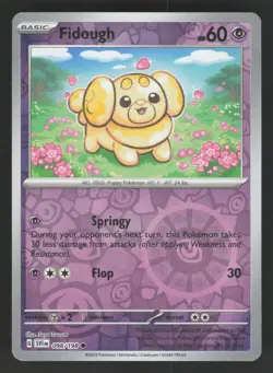 Fidough 098/198 Reverse Holo Pokemon TCG Scarlet & Violet NM - Image 1