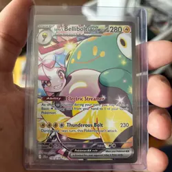 The Pokemon Company Iono's Bellibolt ex 183/159 Sv09 SIR Holo Eng 2025 HP280 - Image 1