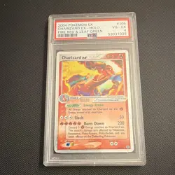 2004 Pokemon EX FireRed & LeafGreen Charizard EX Holo PSA 4 - Image 1