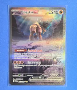 Pokemon TCG Ting-Lu EX 263/193 Sv02: Paldea Evolved SIR - NM - Image 1