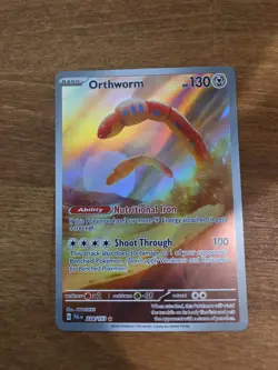 Pokemon TCG Orthworm Scarlet & Violet Paldea Evolved Holo Card 224/193 - Image 1