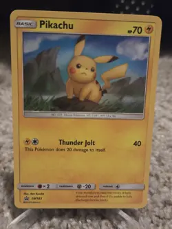 Pikachu Pokemon Sun & Moon Black Star Promo #SM183 - Image 1