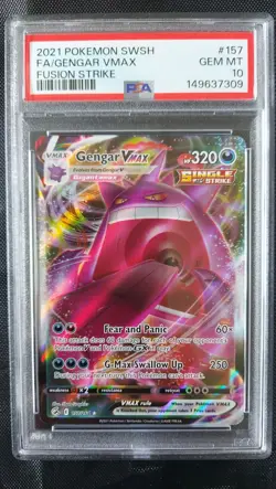 Pokemon Gengar VMAX 157/264 Englisch PSA 10 Gem Mint - Image 1