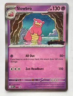 Pokemon TCG Pitch Black Slowbro #083 Pre-Release Stamped Promo - English - Image 1