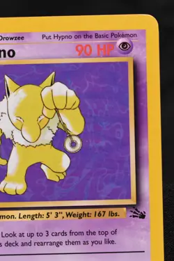 Hypno 23/62 NM Fossil Regular Rare Unlimited Pokemon TCG Card Near Mint - Image 3
