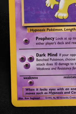 Hypno 23/62 NM Fossil Regular Rare Unlimited Pokemon TCG Card Near Mint - Image 5