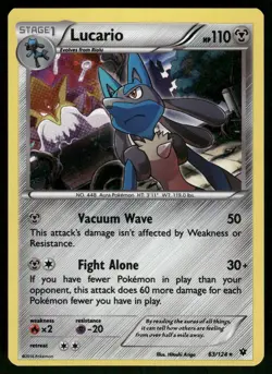 Lucario (Cosmos Holo) 063/124 Promo Pokemon - Image 1