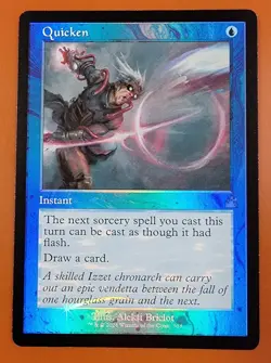 1x Quicken | FOIL Retro | Ravnica Remastered | MTG Magic Cards - Image 1