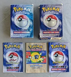 Pokemon TCG 2-Player Starter Set Theme Decks Base Set WOTC 1999 Boxes Only - Image 1