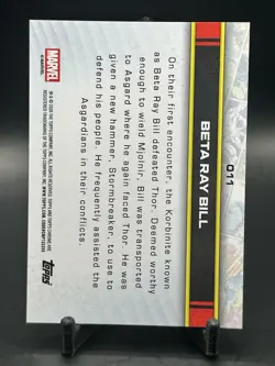 /250 2026 Topps Chrome Marvel Beta Ray Bill #011 Pink Refractor /250 - Image 3