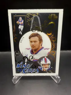 2021 Panini Illusions Josh Allen King Of Cards #KC-3 Buffalo Bills - Image 1