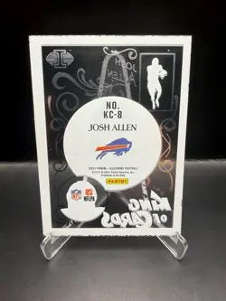 2021 Panini Illusions Josh Allen King Of Cards #KC-3 Buffalo Bills - Image 2