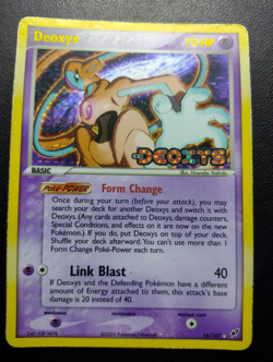 Pokemon TCG Deoxys Ex Deoxys Set Card 16/107 Reverse Holo Played Condition - Image 1