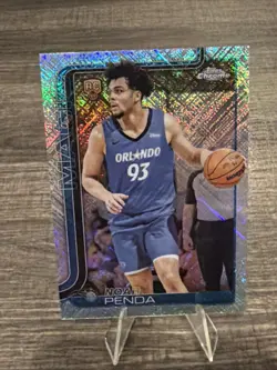 2025-26 Topps Chrome Noah Penda #282 SKYLIGHT Refractor Magic Rookie - Image 1