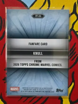 Knull- Fanfare #FF23- 2026 Topps Chrome Marvel Comics- Venom Thor - Image 2