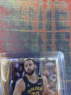 2025-26 Topps Chrome - Stephen Curry #201 RayWave Refractor - Image 5