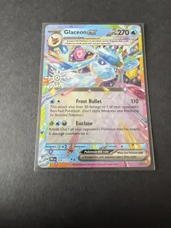 Glaceon 026/131 Prismatic Evolutions Snowflake Promo Holo Pokemon Card - Mint - Image 1