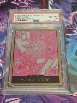 2025 One Piece Boa Hancock GOLD DON!! CARD PRB02 PSA 10 - Image 1