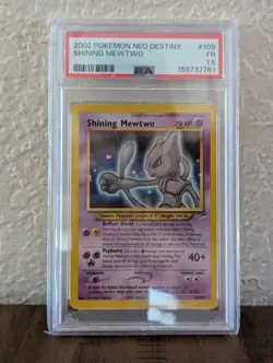 Holographic Shining Mewtwo #109 Neo Destiny PSA 1.5 - 159737761 - Image 1