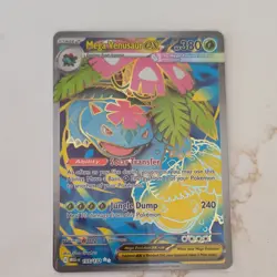 Pokemon TCG Mega Venusaur EX 155/132 Mega Evolutions Secret Rare Full Art Holo - Image 1