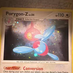 Pokemon TCG Porygon-Z Great Encounters Holo Rare Unlimited English 110 HP 6/106 - Image 3